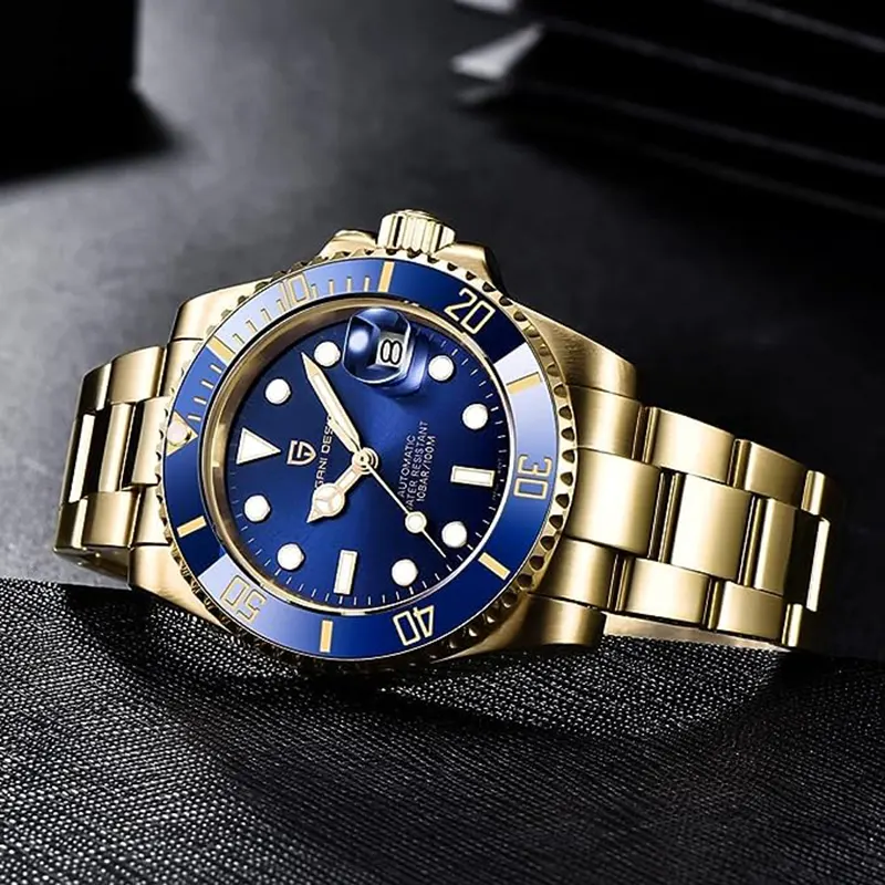 Pagani Design PD-1661 Submariner Automatic Blue Dial Men's Watch